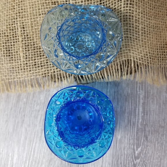 Vintage daisy and button glass hat/ Fenton like - Picture 8 of 10